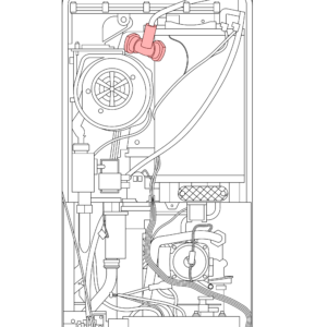 87161064990 - WORCESTER - Greenstar Junior - Greenstar 24 i Junior HE - Flow Elbow